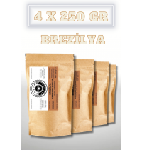 Castro Brezilya Cerrado Jaguar Kahve 1000 Gr.(4x250 Gr)