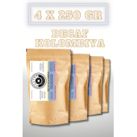 Castro DeCaf Kolombiya %100 Arabica (CO2 Process) Kafeinsiz Kahve 1000 Gr. (4x250 Gr)
